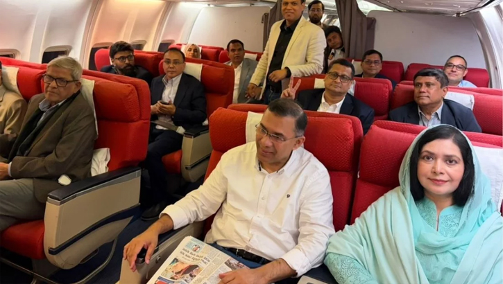 সিলেটের পথে বিএনপির চেয়ারম্যান তারেক রহমান